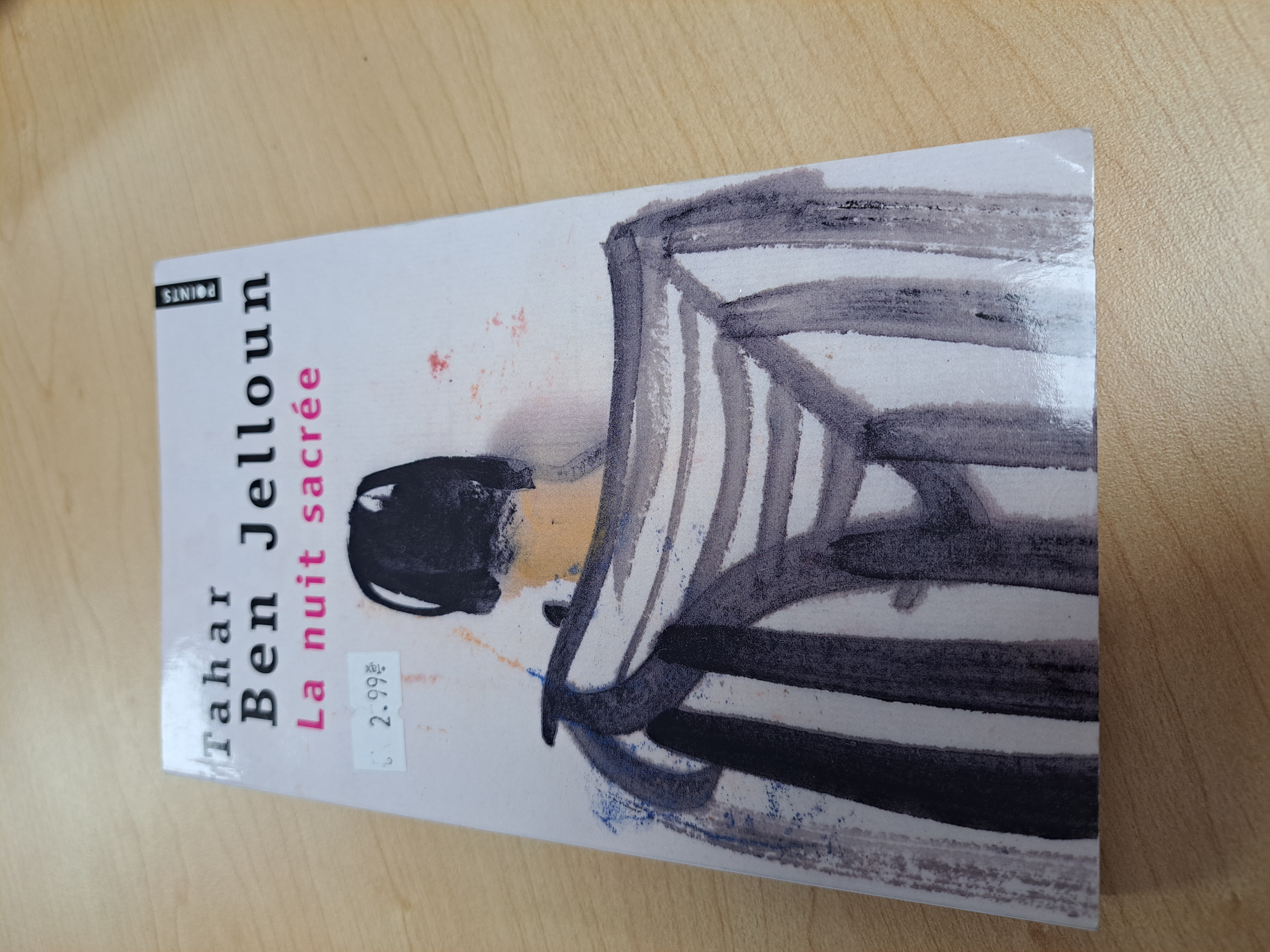 La nuit sacrée Tahar Ben Jelloun livre usagé